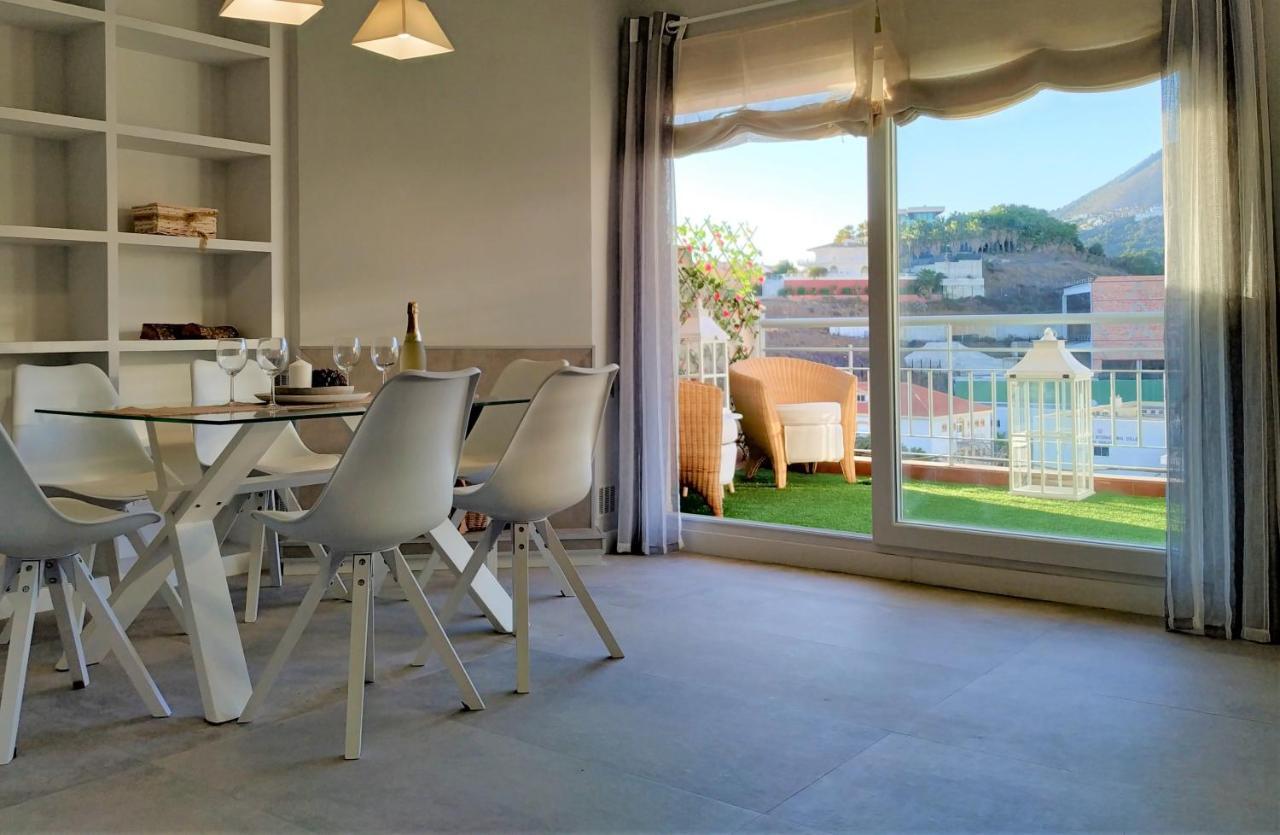 Pena Beach 3 Bedroom Duplex, Bbq, Pool, Sea Views, Benalmádena Eksteriør billede
