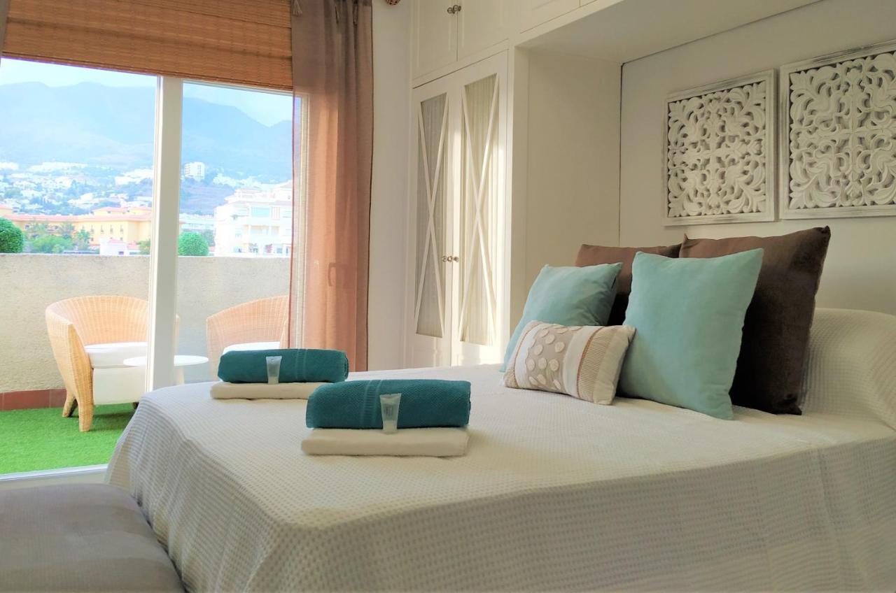 Pena Beach 3 Bedroom Duplex, Bbq, Pool, Sea Views, Benalmádena Eksteriør billede